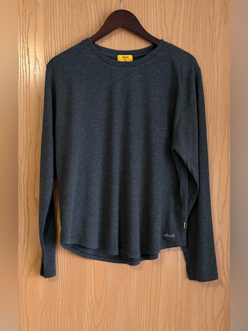 Allbirds | Women’s XL | Gray Anytime Long Sleeve Tee Pullover Shirt Wool Blend